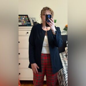 Coldwater Creek Navy Trench Coat